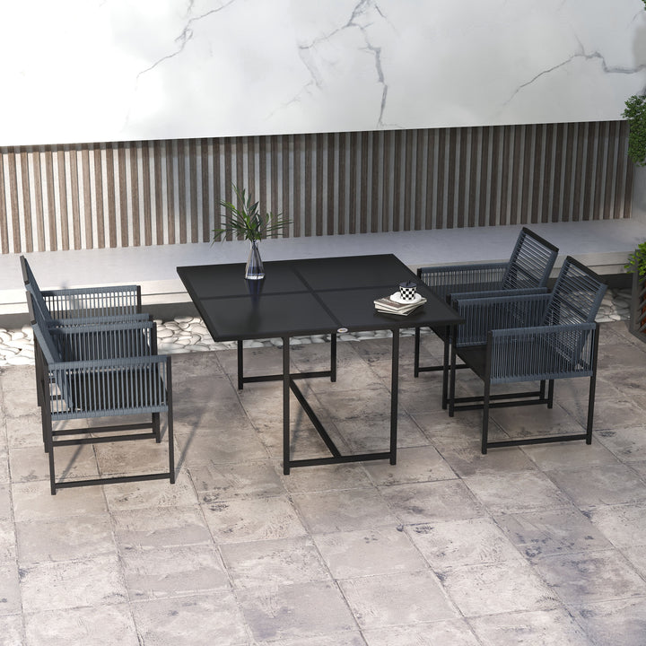 5 Pieces Garden Dining Set