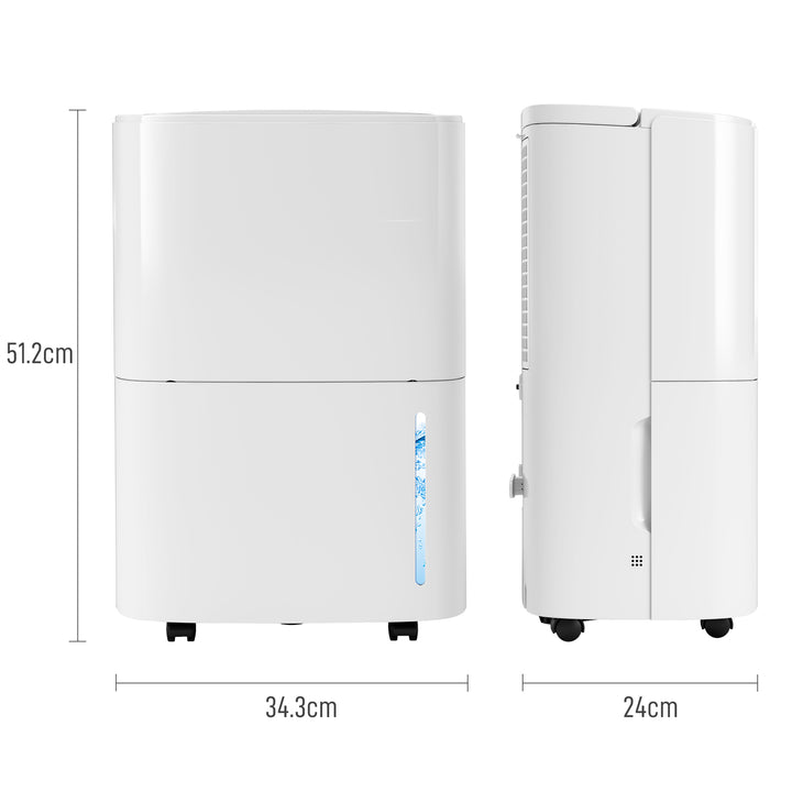 20L/Day Compact Dehimidifier with 5L Water Tank