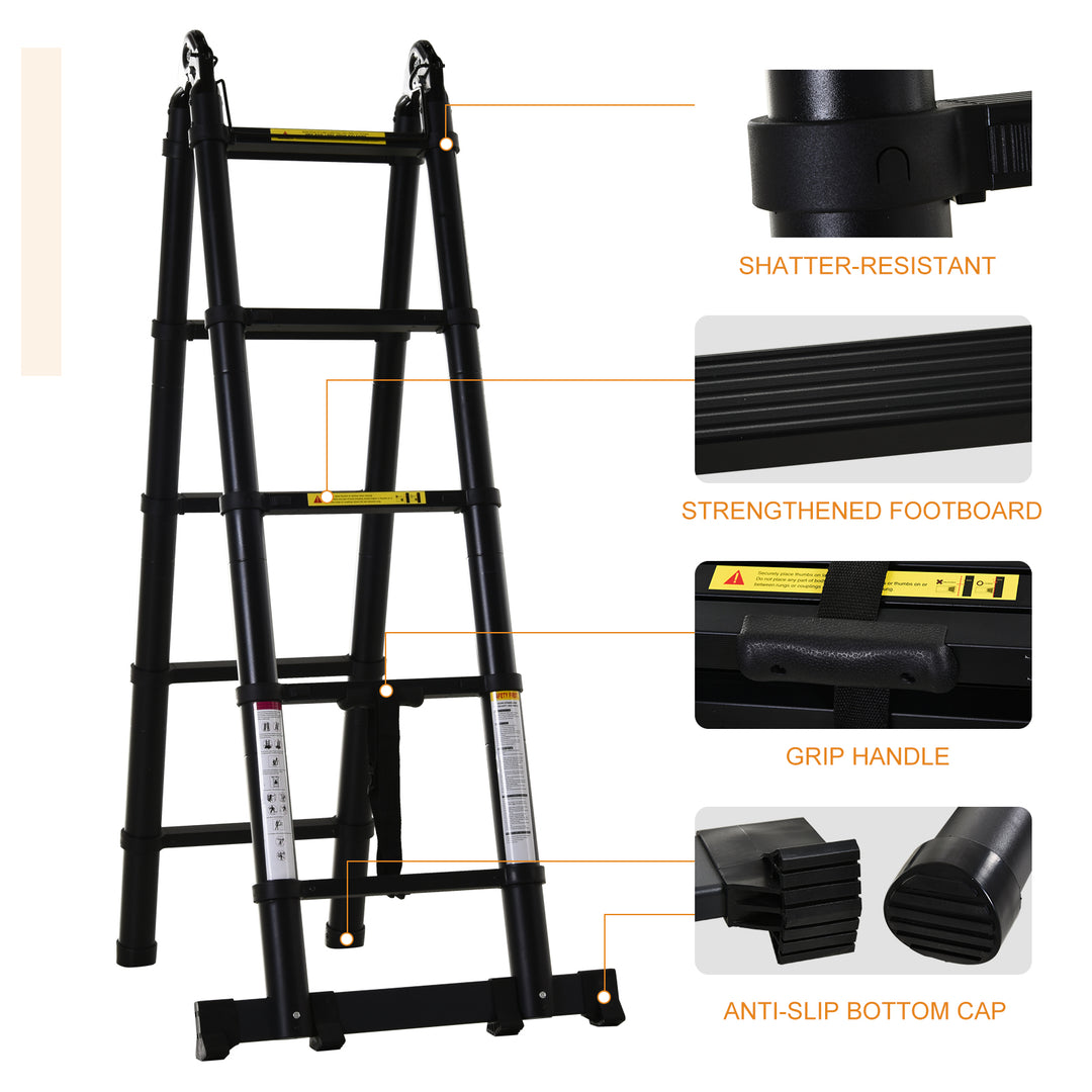 3.2m/10.5ft Telescopic Ladder