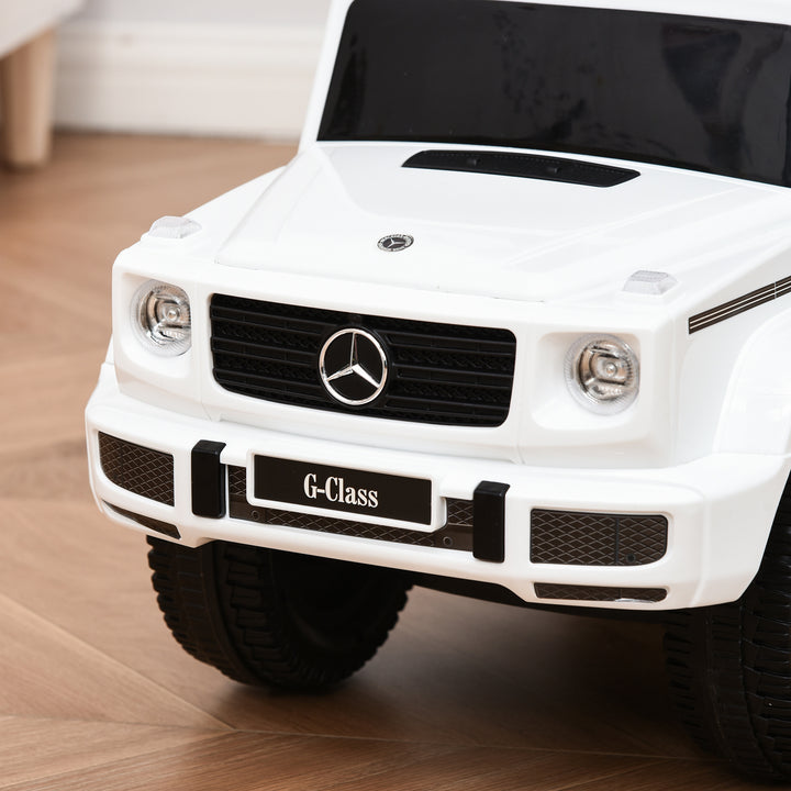 Mercedes-Benz G350 Ride-On Push Along Car Sliding Walker Foot to Floor Slider Stroller Toddler Vehicle with Wheel White