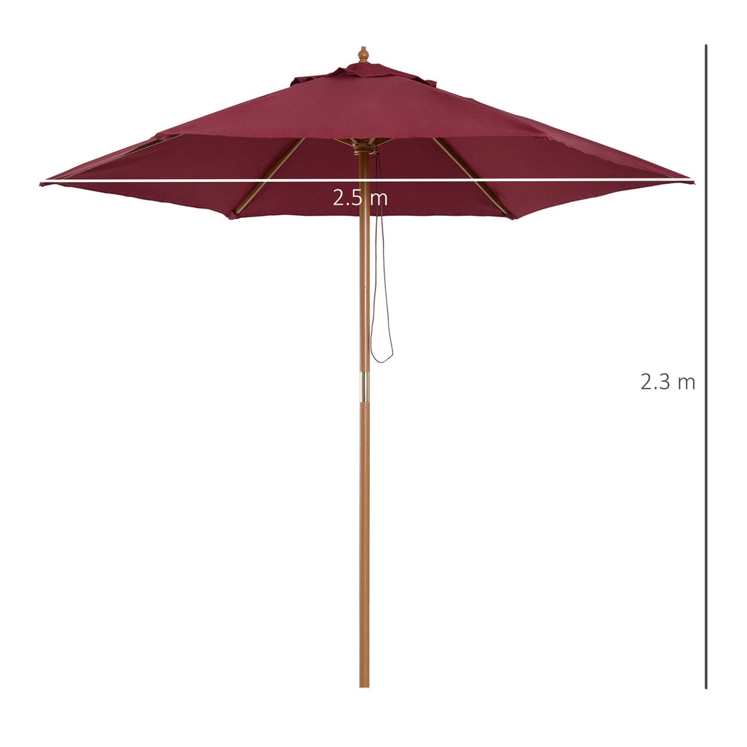 Wooden Garden Parasol