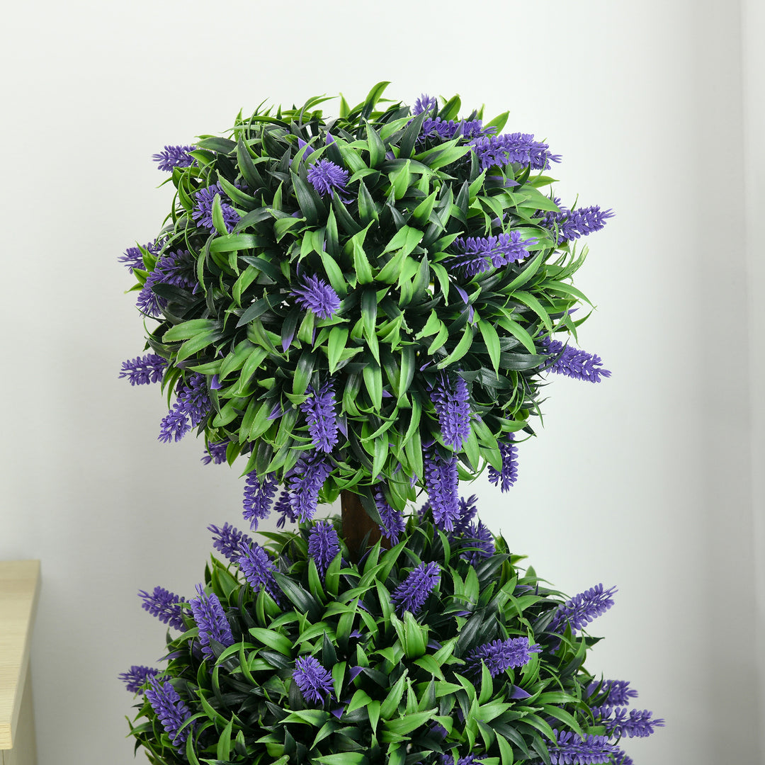 Artificial Lavender Flower Ball Trees