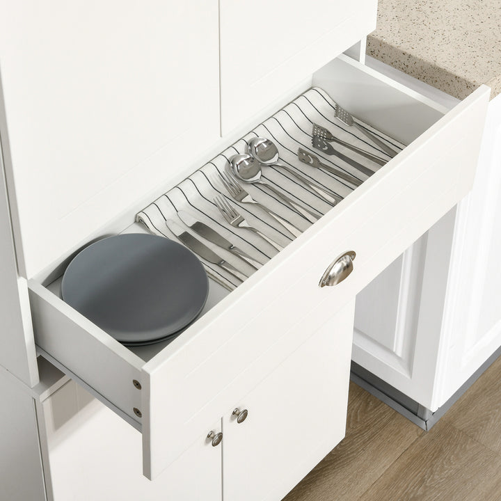 Kitchen Larder w/ Drawer and 3 Adjustable Shelves