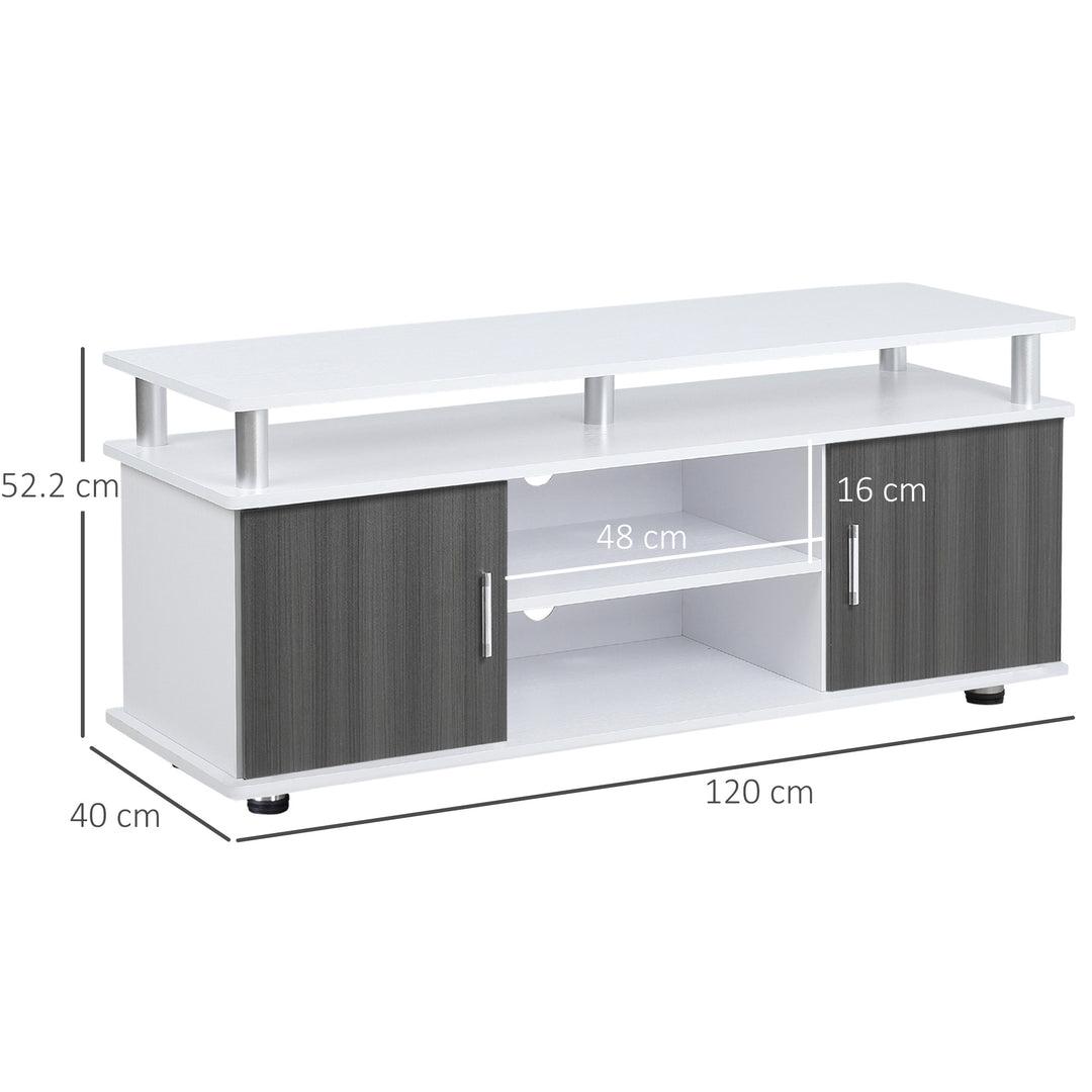 TV Cabinet Unit for TVs up to 55'' with Storage Shelf and Cupboards