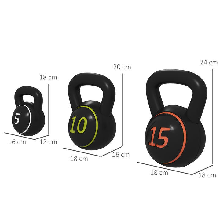 Kettlebell Set with Storage Rack