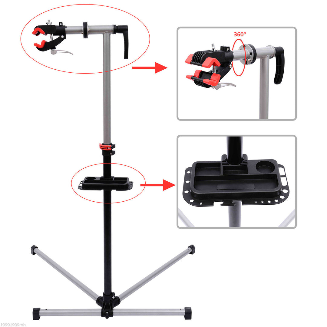 Professional Bike Cycle Bicycle Maintenance Repair Stand Workstand Display Rack Tool Adjustable New