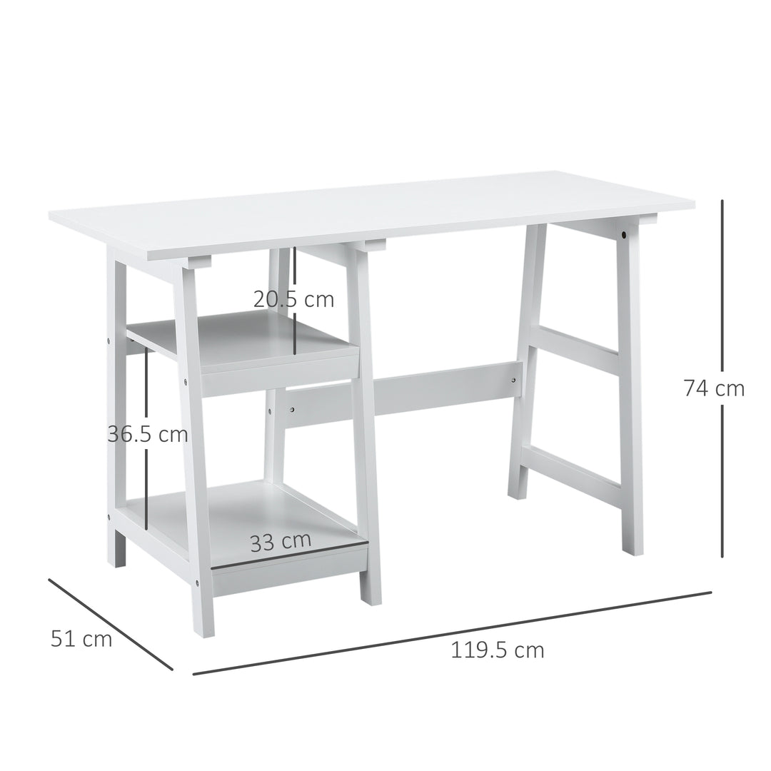 Study Table with Bookshelf