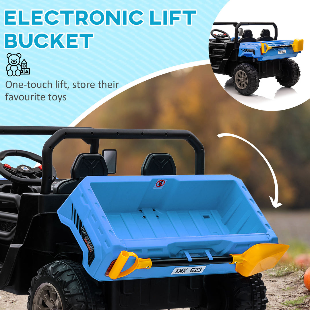 12V Two-Seater Kids Electric Ride-On Car