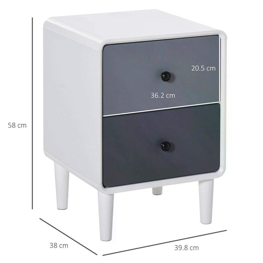 Contemporary Side Cabinet Nightstand