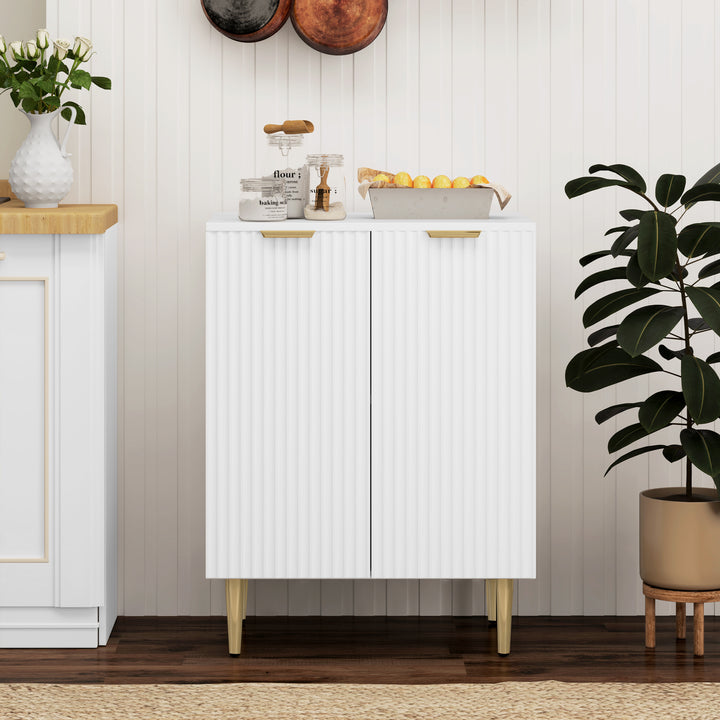 Adjustable Shelf Sideboard - White