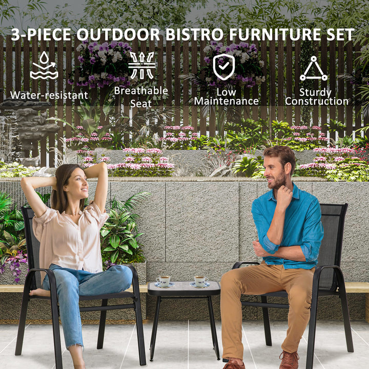 3 Pieces Outdoot Bistro Set