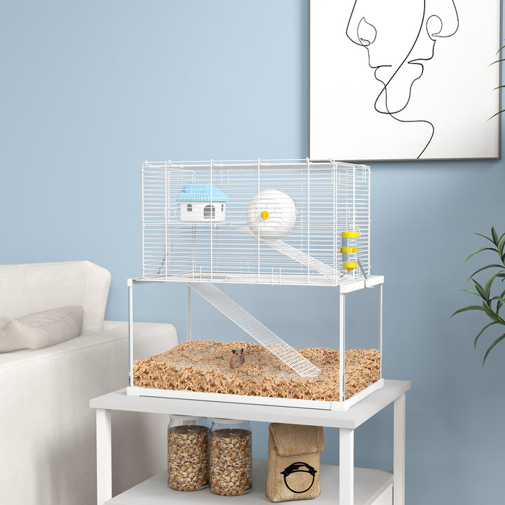 Gerbil Cage with Three Levels