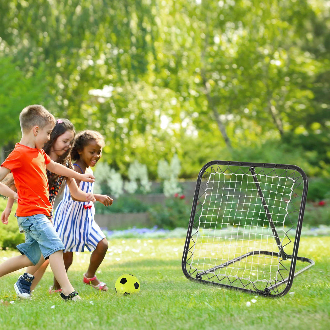 Angle Adjustable Rebounder Net Goal Training Set Football