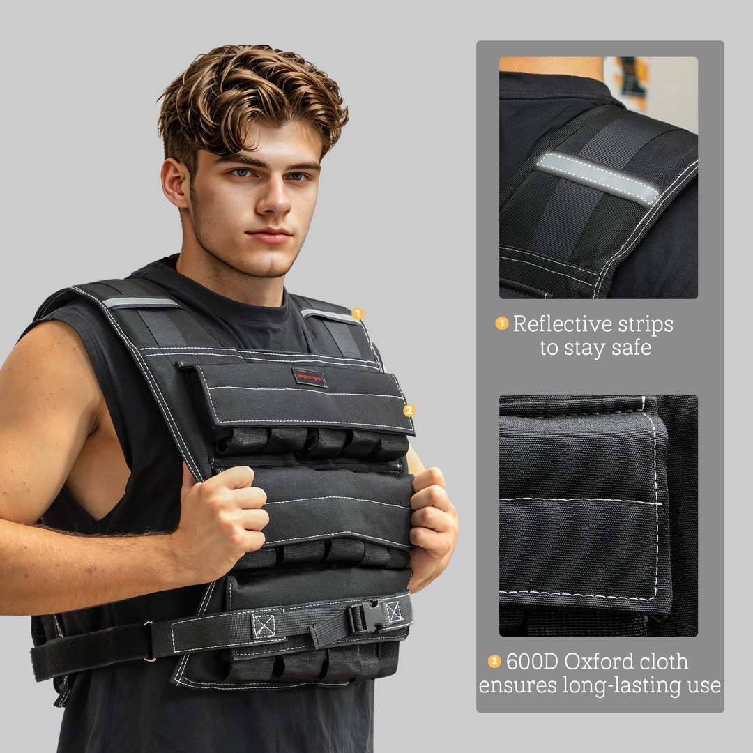 30KG Adjustable Weighted Vest