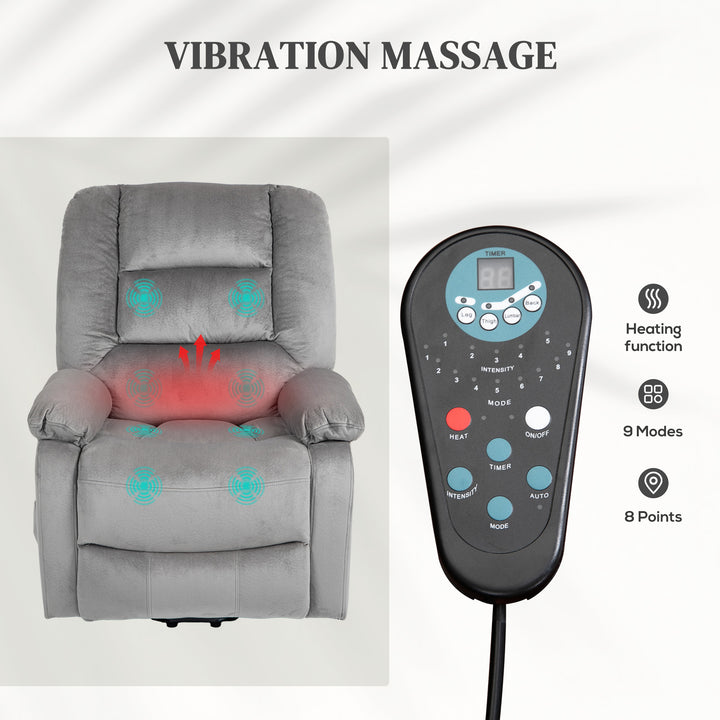 Electric Riser and Recliner Chair with Vibration Massage