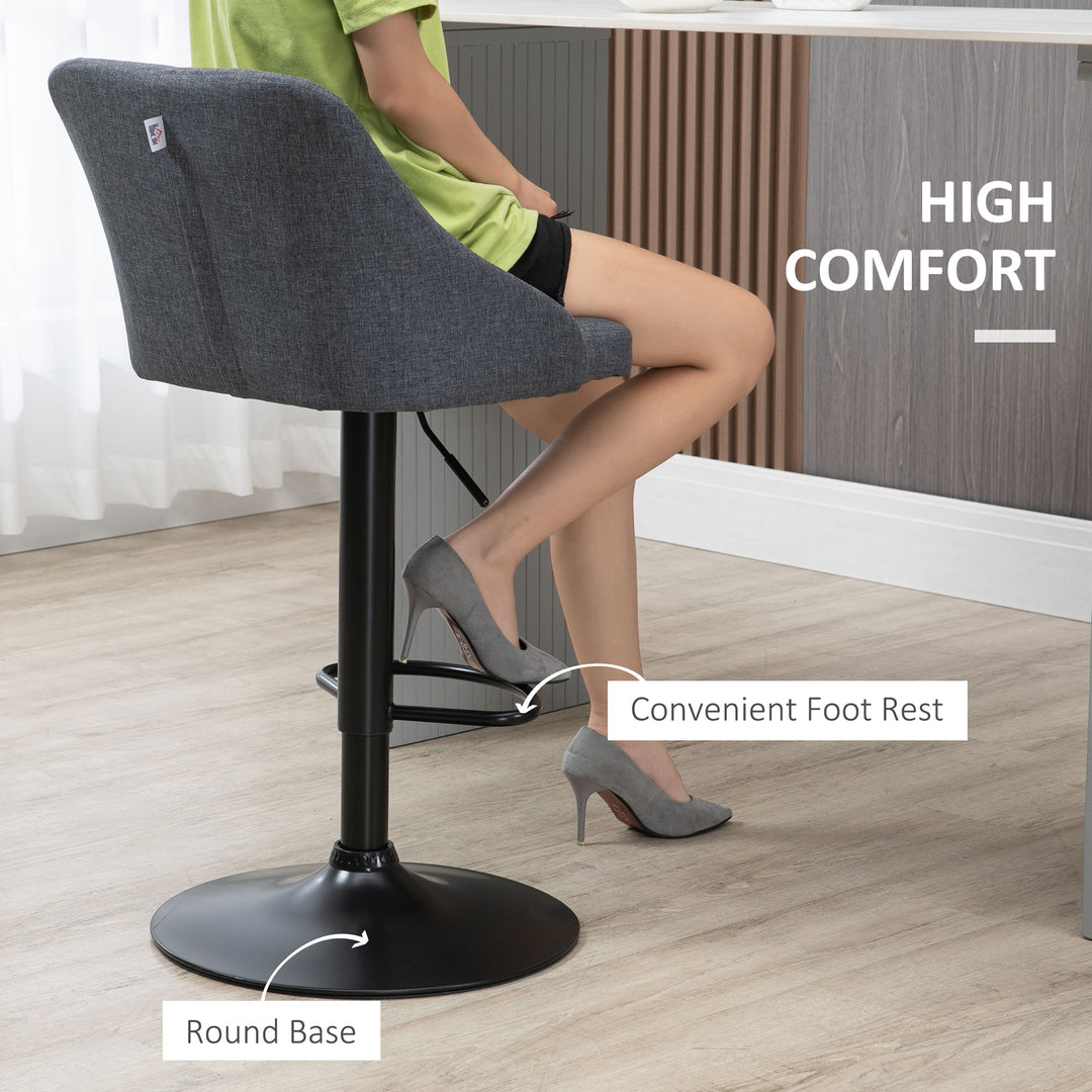 Adjustable Bar Kitchen Stools Set of 2