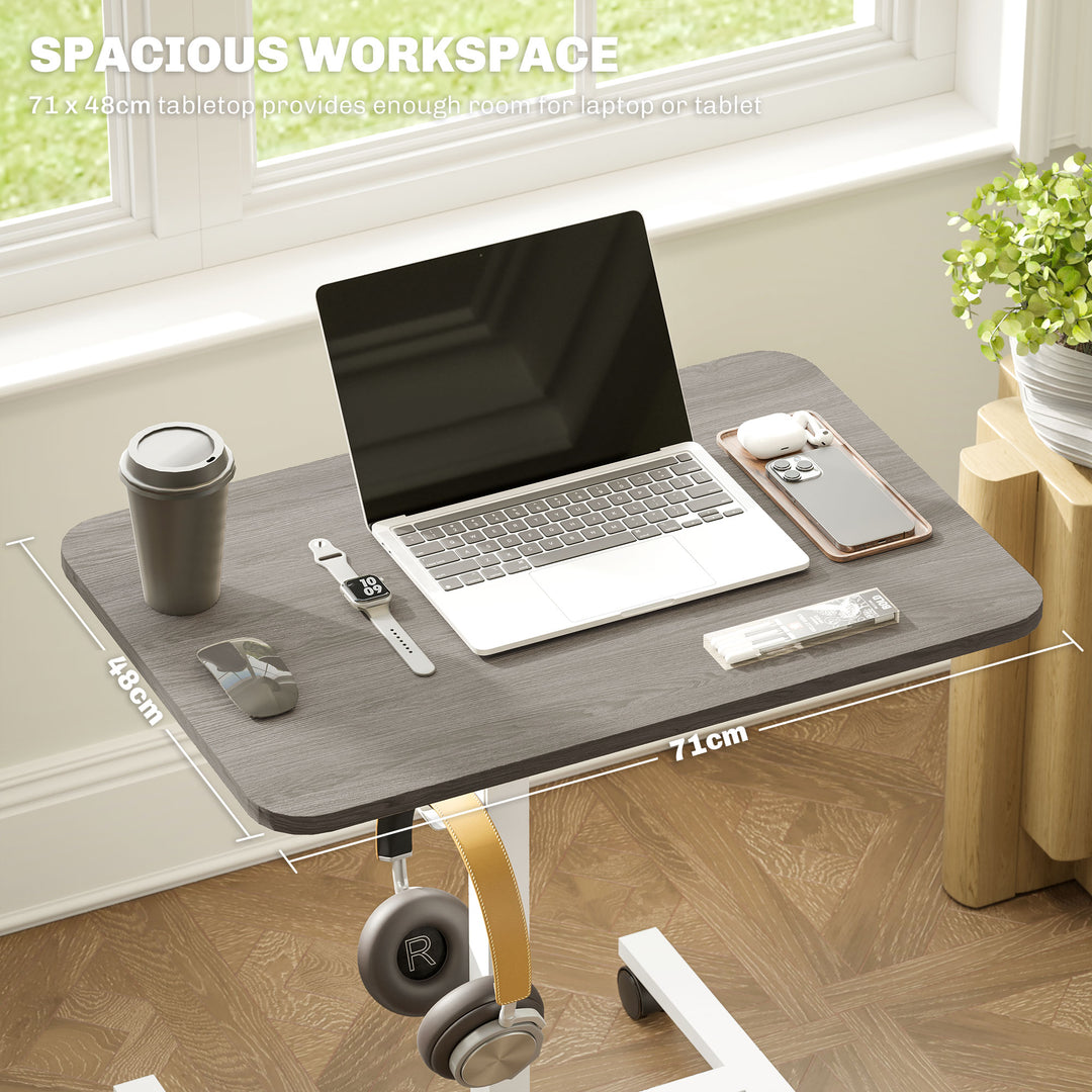 HOMCOM Height Adjustable Desk