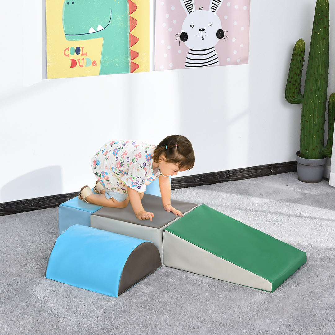 5-Piece Soft Play Equipment Baby Foam Climber Block for 1-3 Years