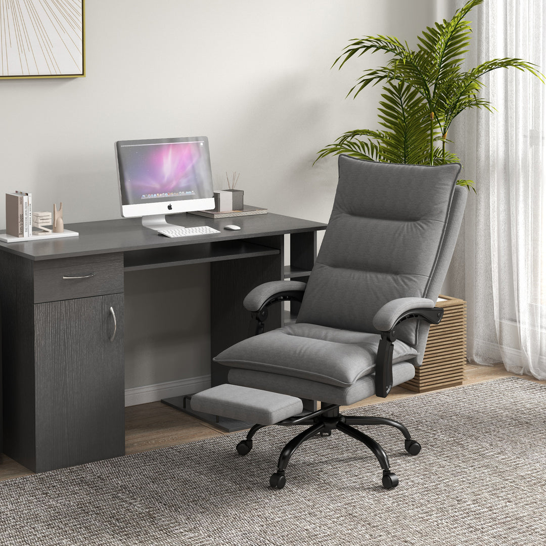 Vinsetto Microfibre Office Chair, Grey