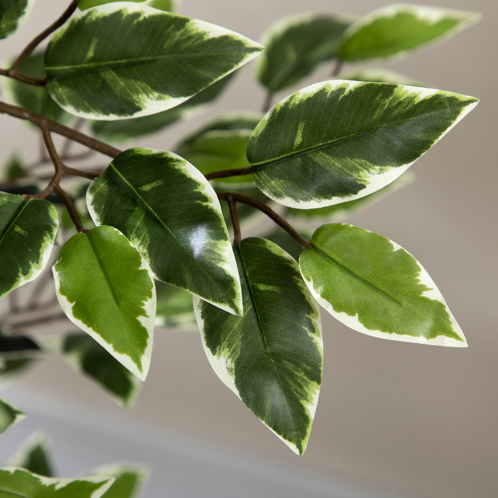 Verdant Oasis: Lifelike 130cm Ficus Tree in Pot