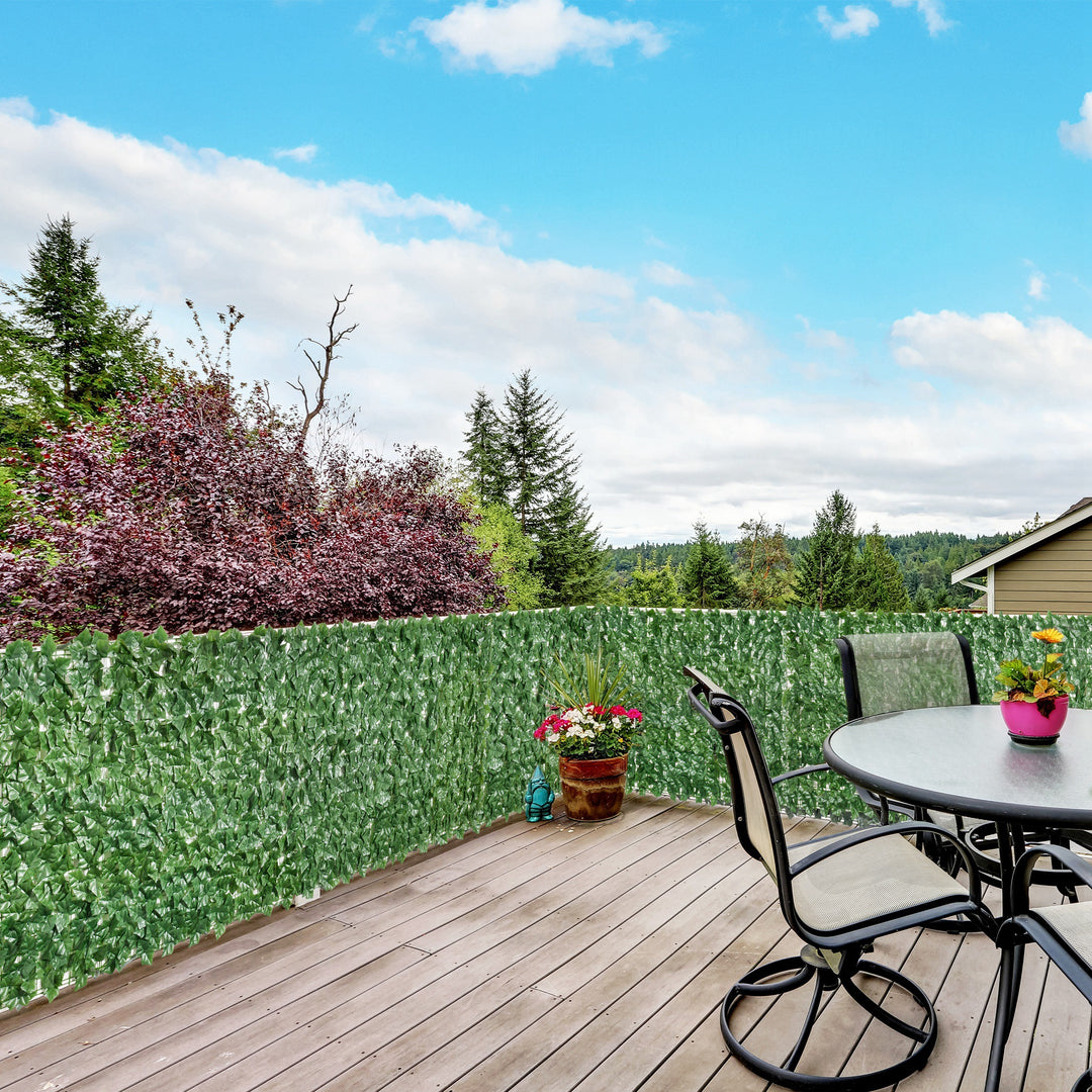 Artificial Hedge Screen: Leafy Design for Garden Outdoor Indoor Décor