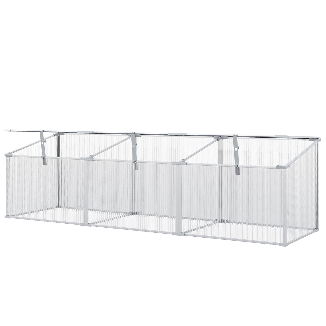 Polycarbonate Greenhouse: Aluminium Cold Frame for Flowers & Vegetables