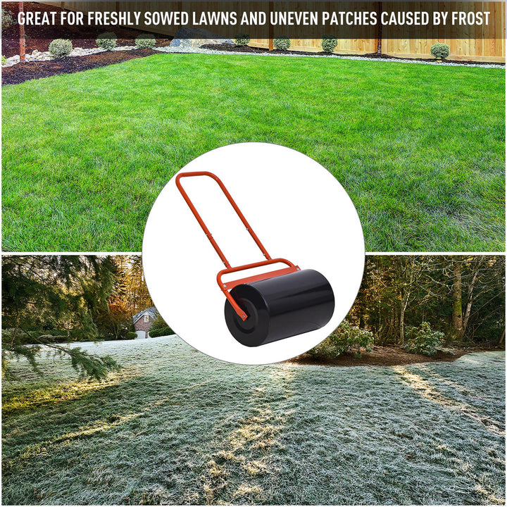 Combination Push/Tow Lawn Roller Filled with 38L Sand (62kg) or Water