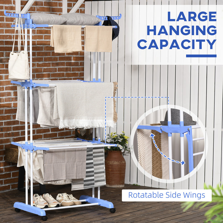 Foldable Clothes Drying Rack