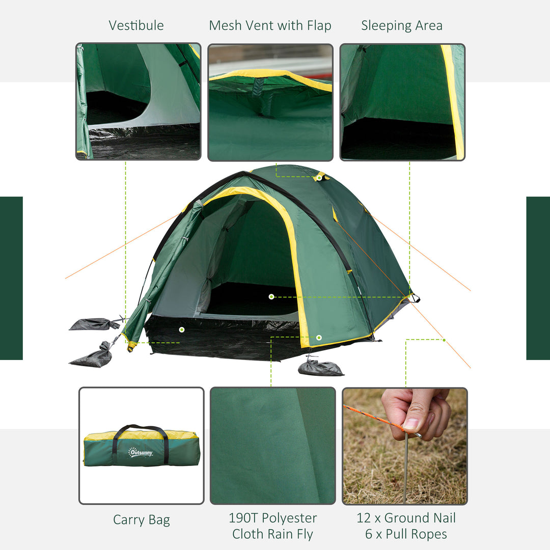 Dome Camping Tent for 2