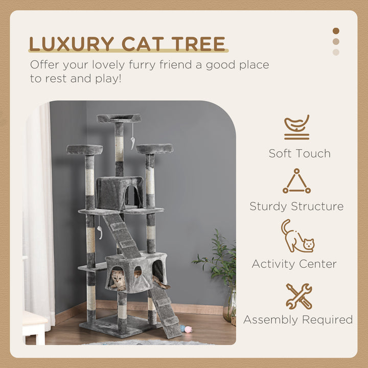 Multi-Level Cat Tree for Indoor Cats