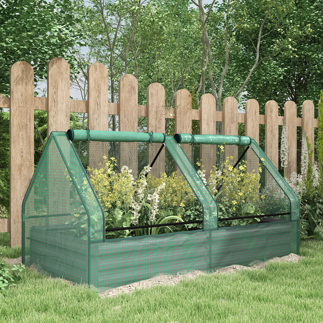 Metal Planter Box with Cover