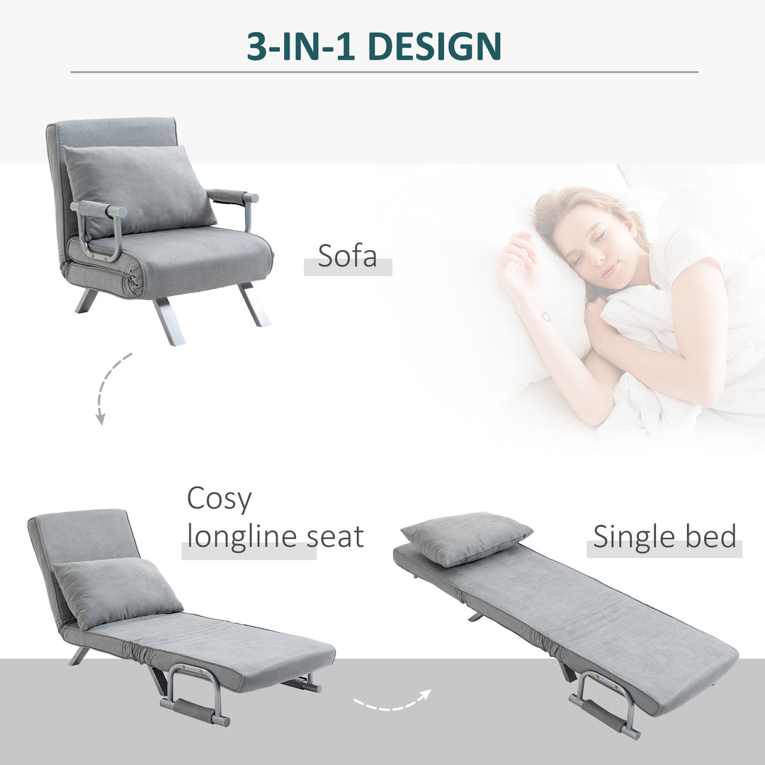 2-In-1 Design Single Sofa Bed Sleeper