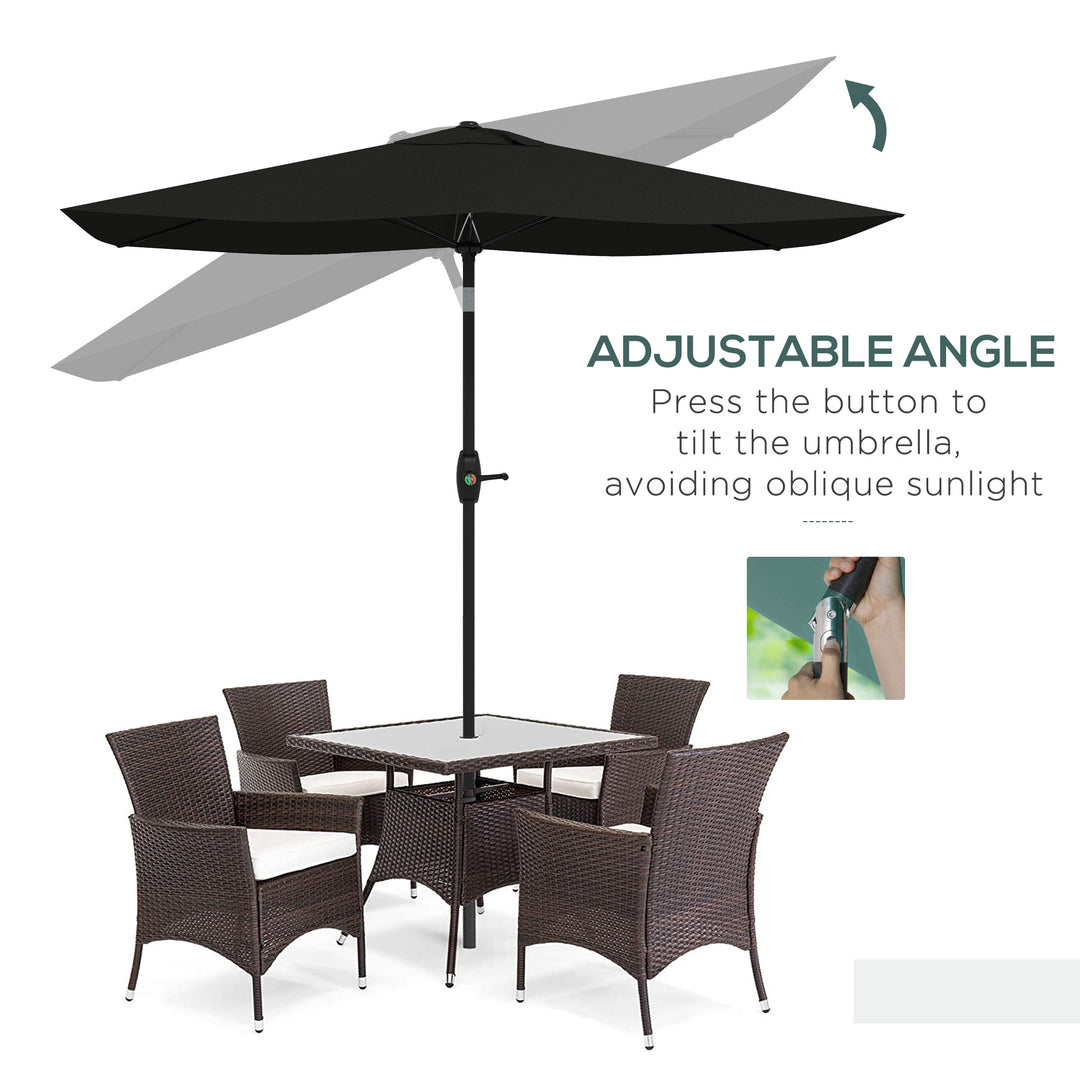 2 x 3(m) Garden Parasol Umbrella