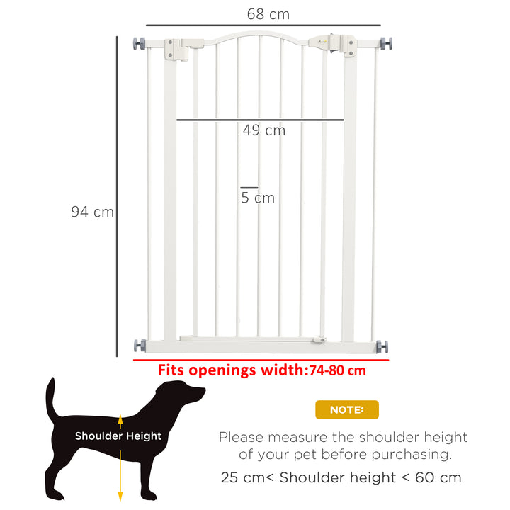 Metal Pet Safety Gate Dog Gate Folding Fence