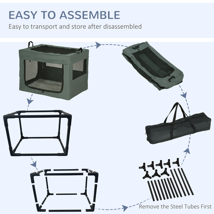 Foldable Pet Carrier for Medium & Large Dogs