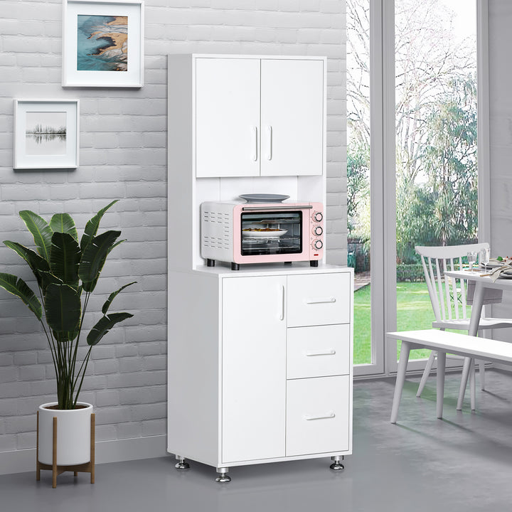 Modern Larder Cupboard with Storage Cabinets