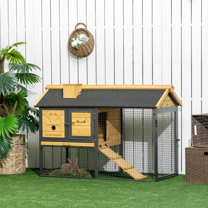 Rabbit Hutch Outdoor Bunny Cage with Run