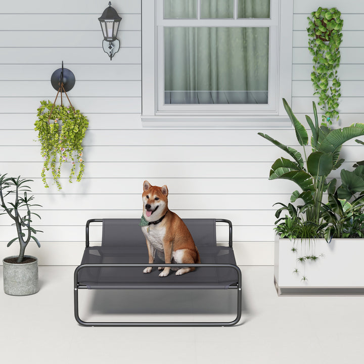 Elevated Dog Bed with Inclined Headrest