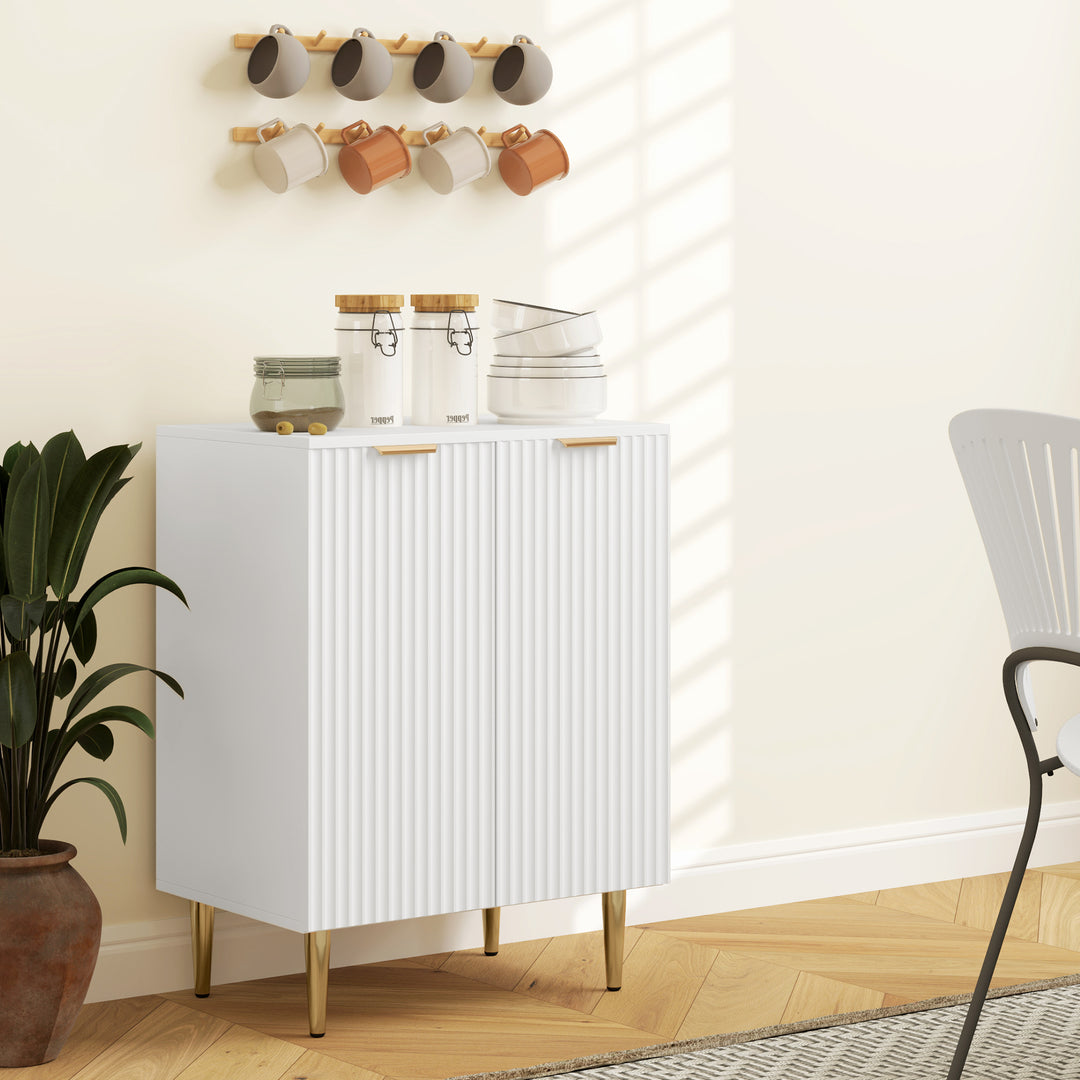 Adjustable Shelf Sideboard - White