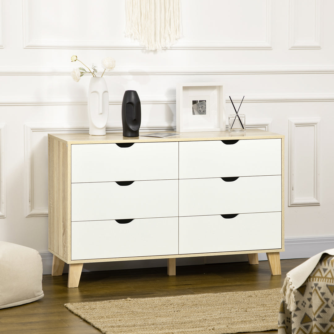 6-Drawer Wide Chest