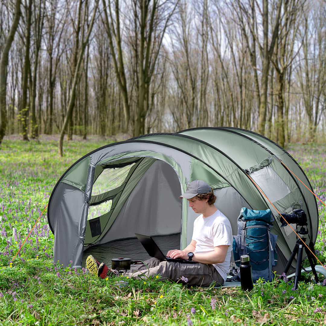 Camping Haven: 4-5 Person Pop-Up Tent