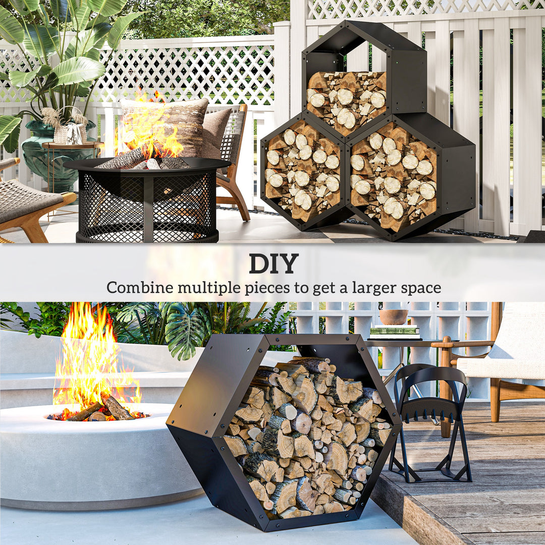 Fireplace Log Rack