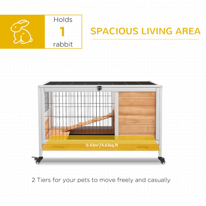 Wooden Indoor Rabbit Hutch