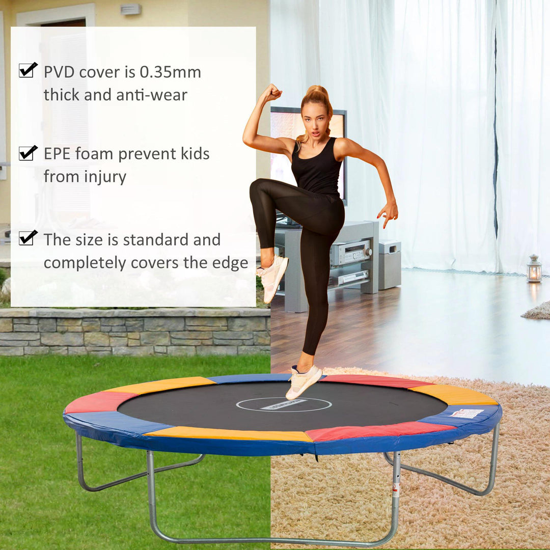 Trampoline Safety Surround: Multicoloured Foam Padding