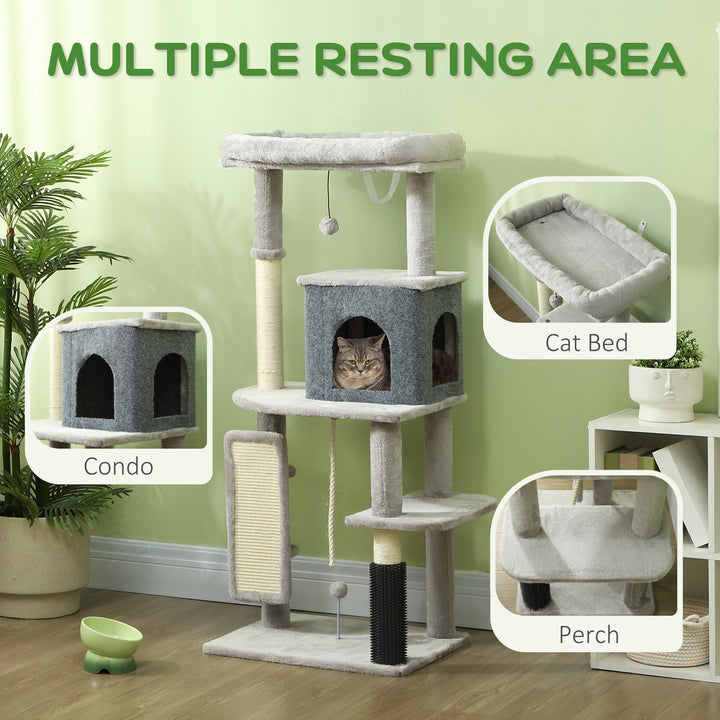 132cm Cat Tree w/ Scratching Posts