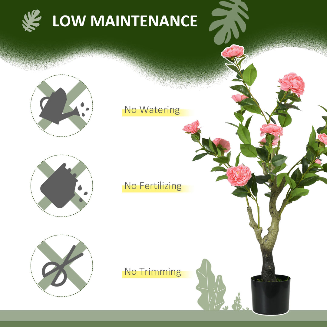 95cm Artificial Camellia Plant