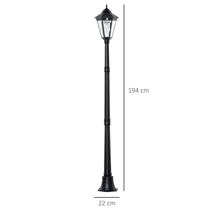 1.9M Garden Lamp Post Light