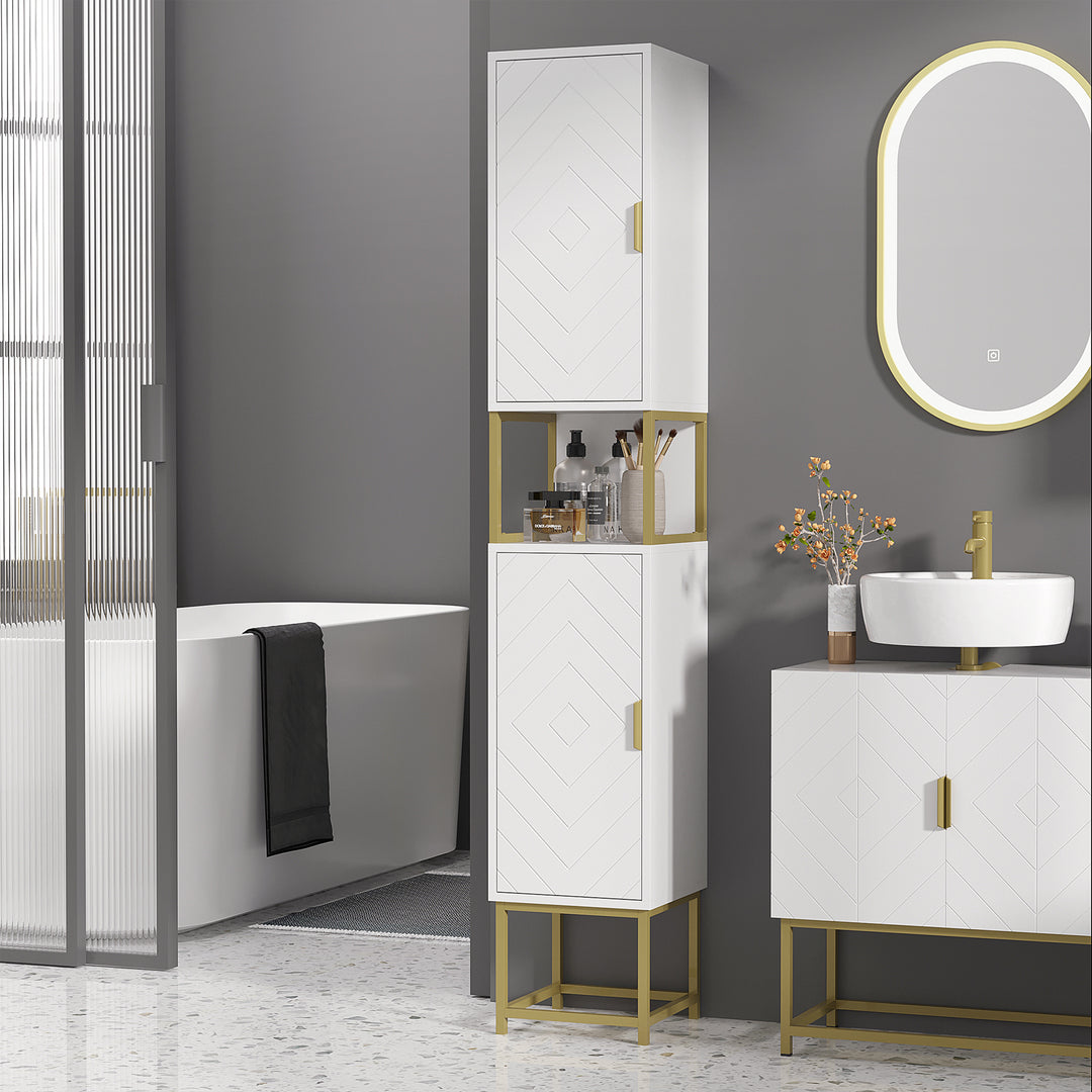 Kleankin Narrow Bathroom Cabinet