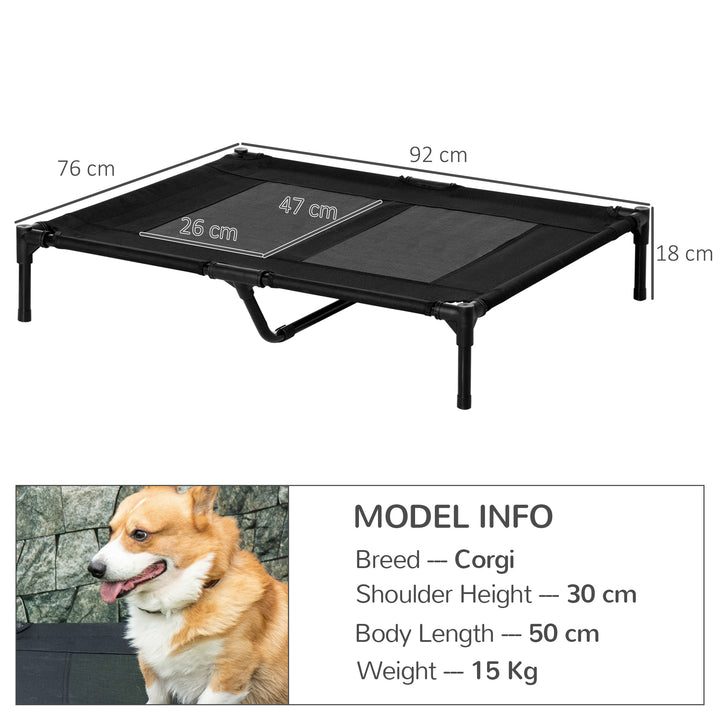 Large Raised Dog Bed – Elevated Cooling Pet Cot