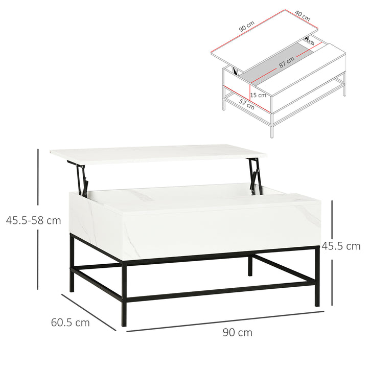 HOMCOM Vintage Coffee Table